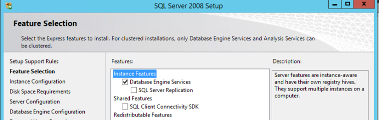 Database Engine Service